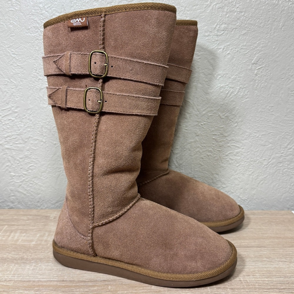 EMU Australia Boots 8 Shelly‎ Merino Wool Sheepskin Shearling Y2K Snow W20095